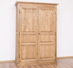 Schrank Kleiderschrank 149x210x67 cm Kiefernholz massiv