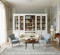 Landhausstil Bücherregal Vitrine 300x228x50 cm Kiefernholz massiv