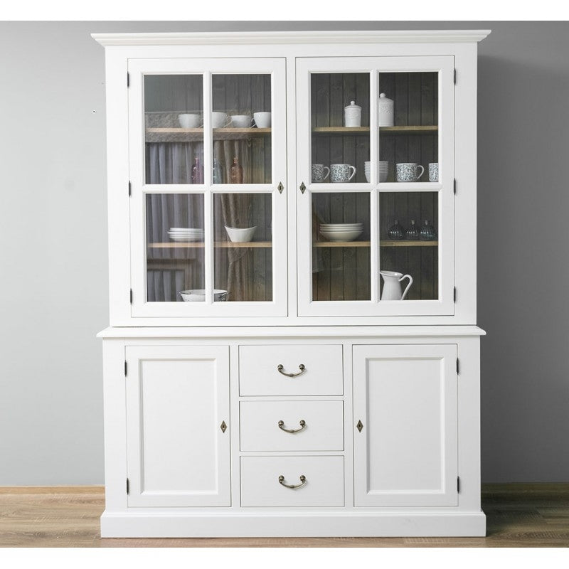 Büffet Weiß Kiefernholz Massiv 179x225x47cm