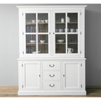Büffet Weiß Kiefernholz Massiv 179x225x47cm