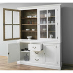 Büffet Weiß Kiefernholz Massiv 179x225x47cm