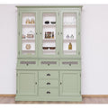 Büffet Grün Kiefernholz Massiv 164x226x50cm