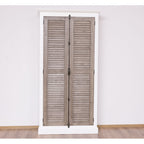 Schrank Weiß-Natur Kiefernholz Massiv 109x210x40cm