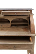 Teakholz Sekretär Natur 100x106x41cm Massiv