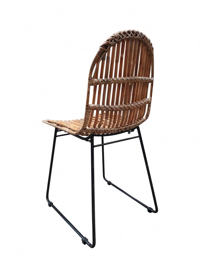2er-Set Rattanstuhl 50x84x60cm